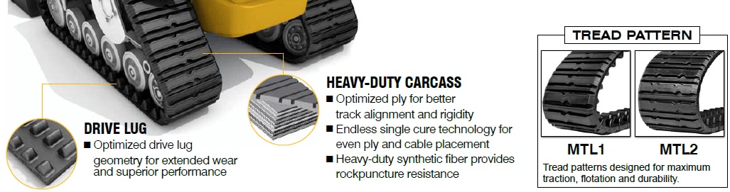 track loader rubber tracks