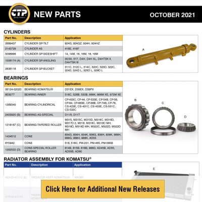 New-Parts-October-2021